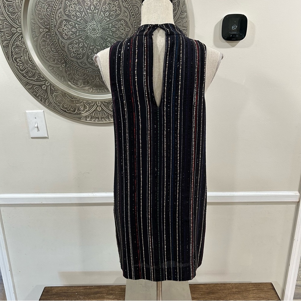 Trina Turk multi sequined vertical dress – Size 4 - Picture 6 of 11